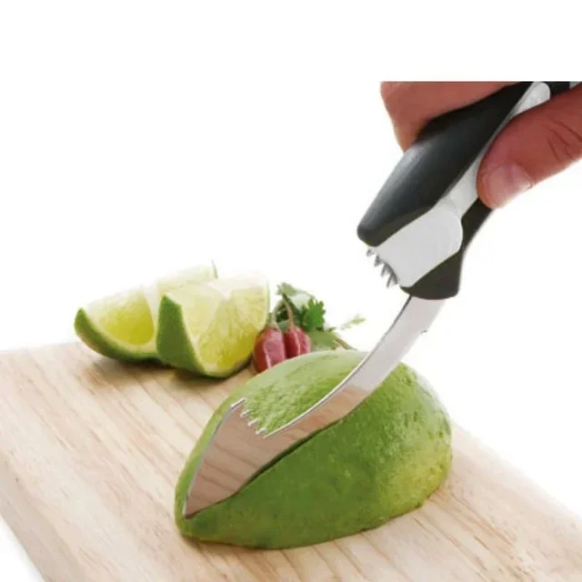 Cortador de Aguacate 3 en 1 - Herramienta Multifunción para Deshuesar, Cortar y Pelar