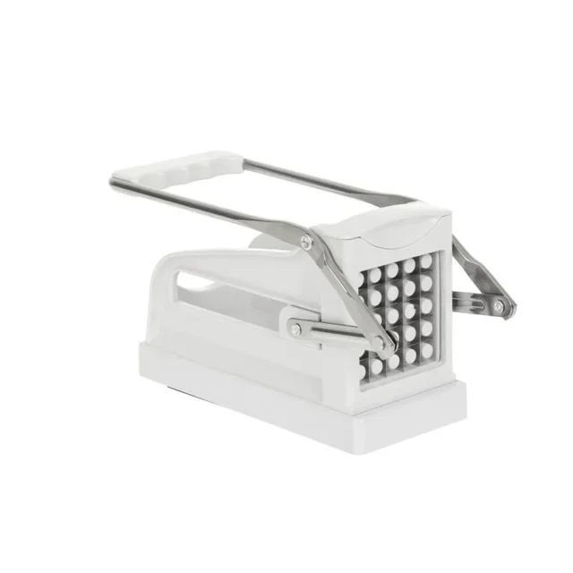 Manual French Fry and Vegetable Cutter - 2 Blades Included 10 mm and 13 mm
