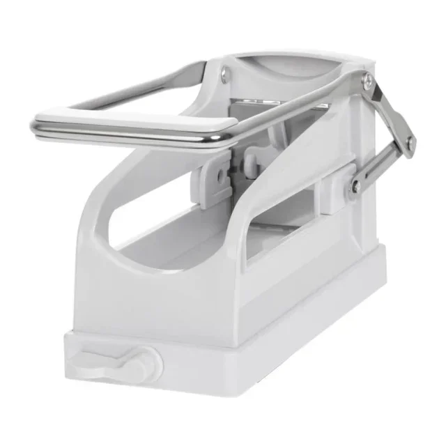 Manual French Fry and Vegetable Cutter - 2 Blades Included 10 mm and 13 mm