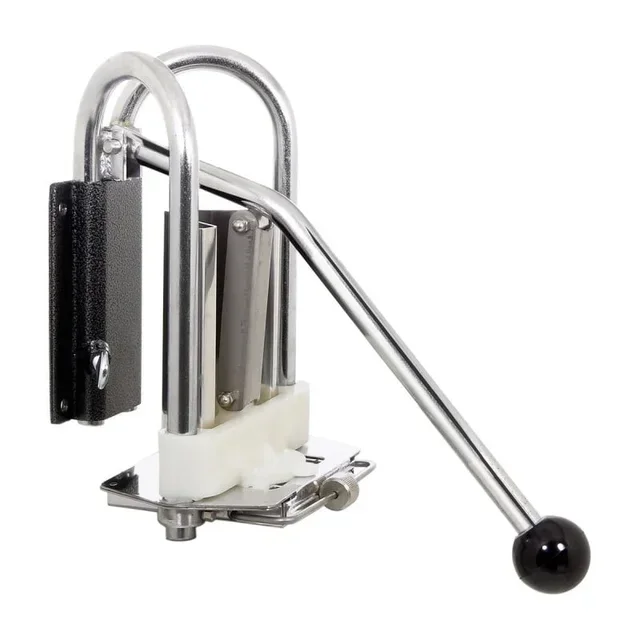 Professional Wall-Mounted French Fry Cutter - Tin-Plated Blade Included with 10 mm Cutting Pusher