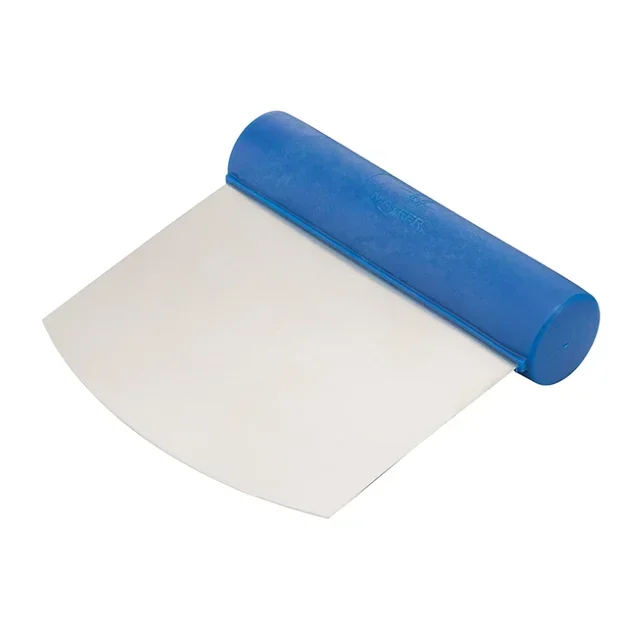 Flexible Round Dough Scraper Stainless Steel - 110x105 mm