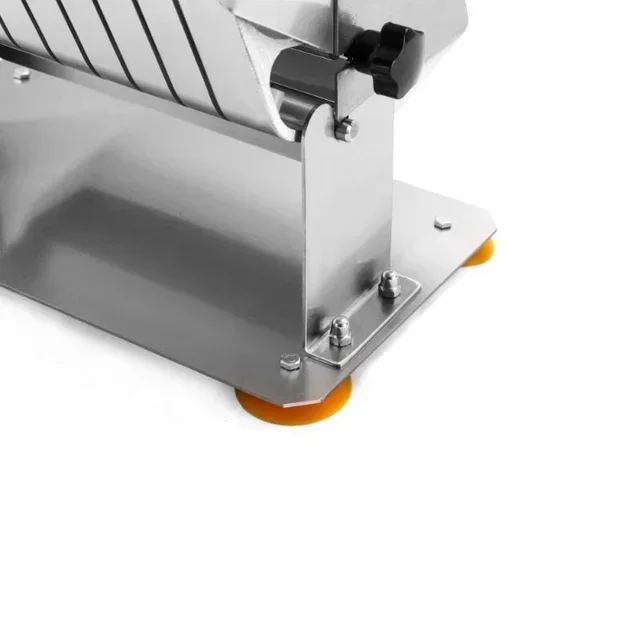 Coupe-Saucisses Manuel en Acier Inoxydable - Trancheuse à Saucisses de Cuisine Professionnelle