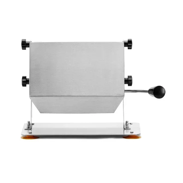 Coupe-Saucisses Manuel en Acier Inoxydable - Trancheuse à Saucisses de Cuisine Professionnelle