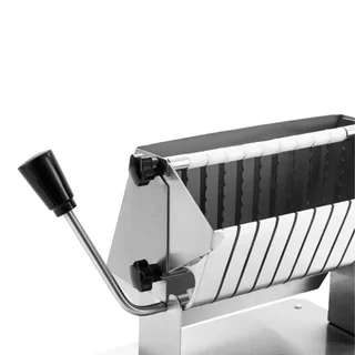 Coupe-Saucisses Manuel en Acier Inoxydable - Trancheuse à Saucisses de Cuisine Professionnelle