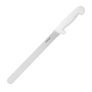 Cuchillo de Mesa con Hoja Dentada 25,5 cm - Mango Blanco