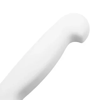 Cuchillo de Mesa con Hoja Dentada 25,5 cm - Mango Blanco