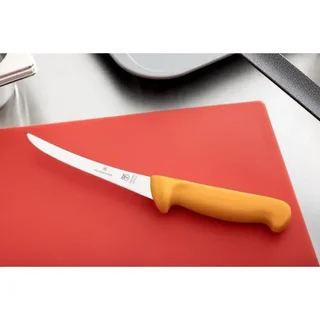 Curved Butcher Knife Rigid Blade 16 cm