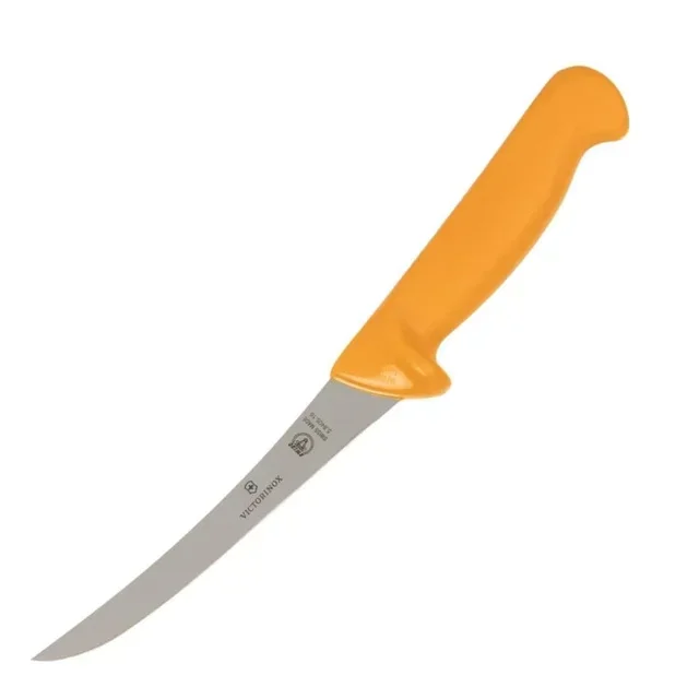 Curved Butcher Knife Rigid Blade 16 cm
