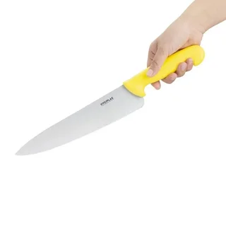 Faca de Chef Lâmina 25,5 cm Cabo Amarelo