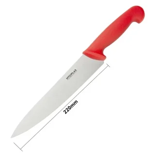 Chef's Knife Red Blade 21.5 cm - Ergonomic Handle