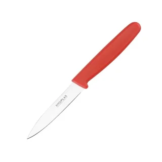 Couteau de Cuisine Rouge 7,5 cm - Lame Acier Inoxydable