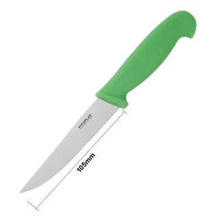 Serrated Green Knife for Vegetables - 10 cm Blade