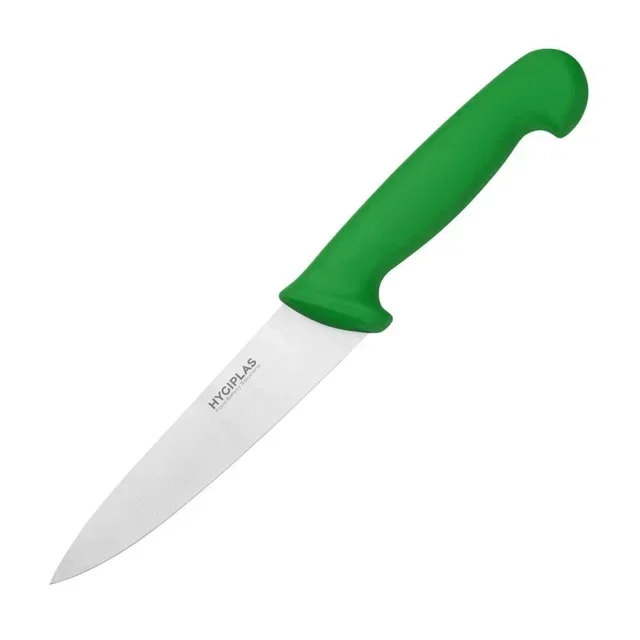 Chef's Knife Green Blade 16 cm - Ergonomic Polypropylene Handle