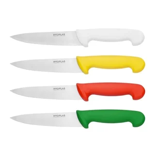 Chef's Knife Green Blade 16 cm - Ergonomic Polypropylene Handle