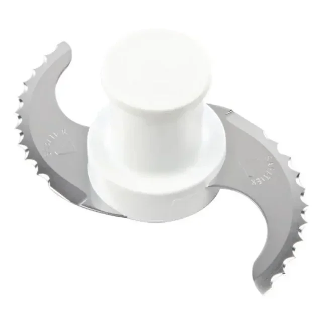 Serrated White Knife R301 for Multifunction Robot Cutter and Vegetable Slicer
