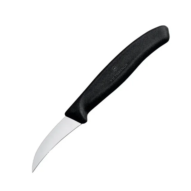Cuchillo de Oficio Pico de Pájaro Hoja Negra 8 cm