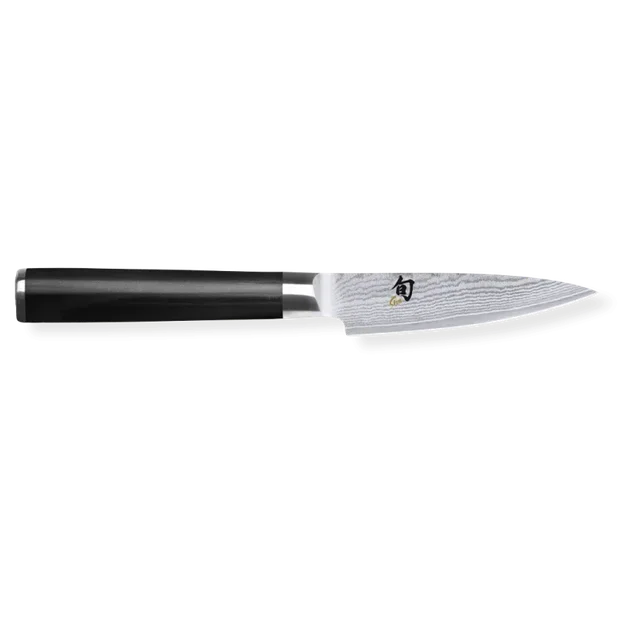 Shun Damascus Knife 9 cm - Multi-Layer Steel Blade