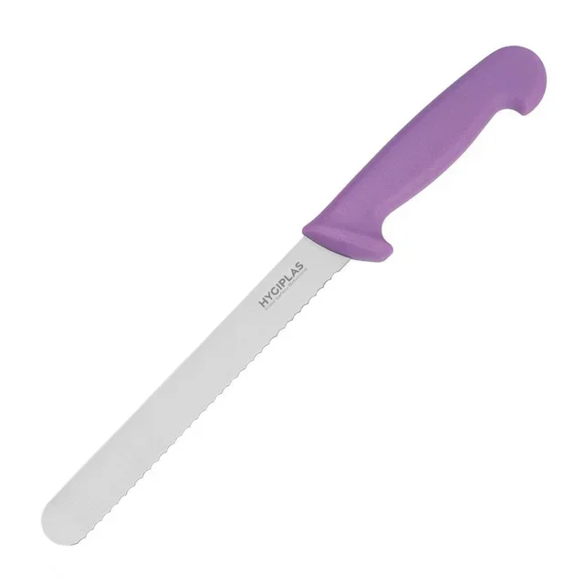 Violet Bread Knife 200 mm Blade Ergonomic Handle