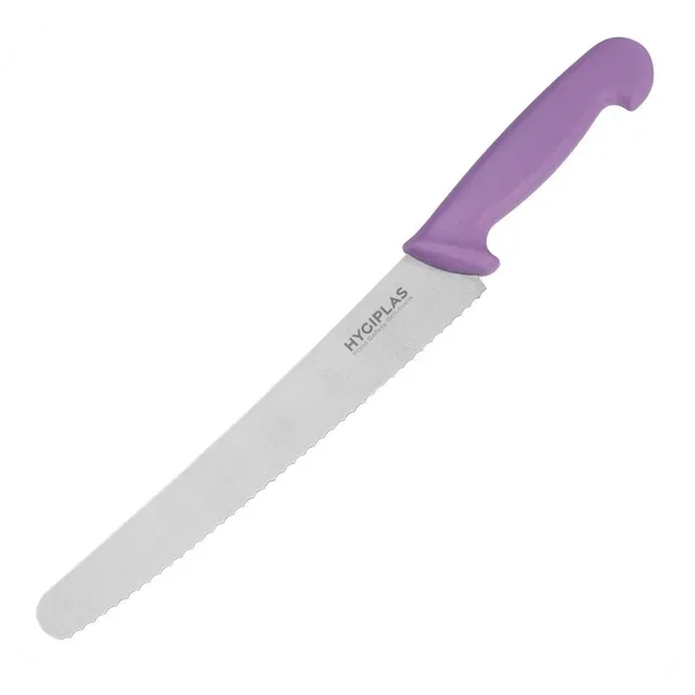 Pastry Knife with Serrated Blade Purple 25 cm