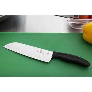 Couteau Santoku Alvéolé Professionnel - Lame 17 cm