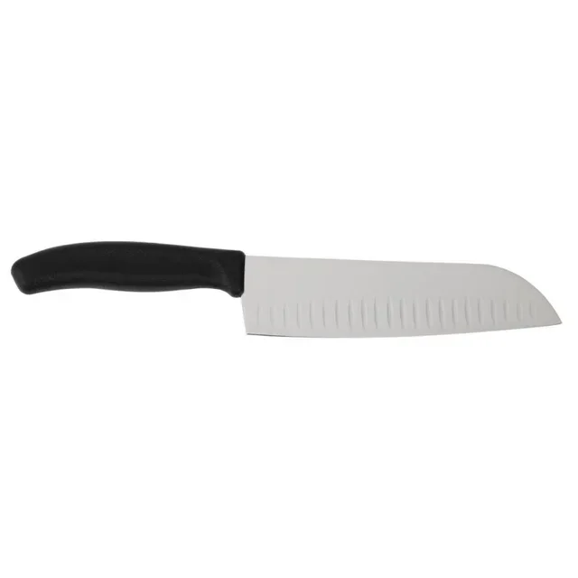 Japanese Santoku Chef Knife with Hollow Edge - 17 cm Blade