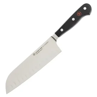 Coltello Santoku Acciaio al Carbonio 17cm - Lama Polivalente Cucina Giapponese