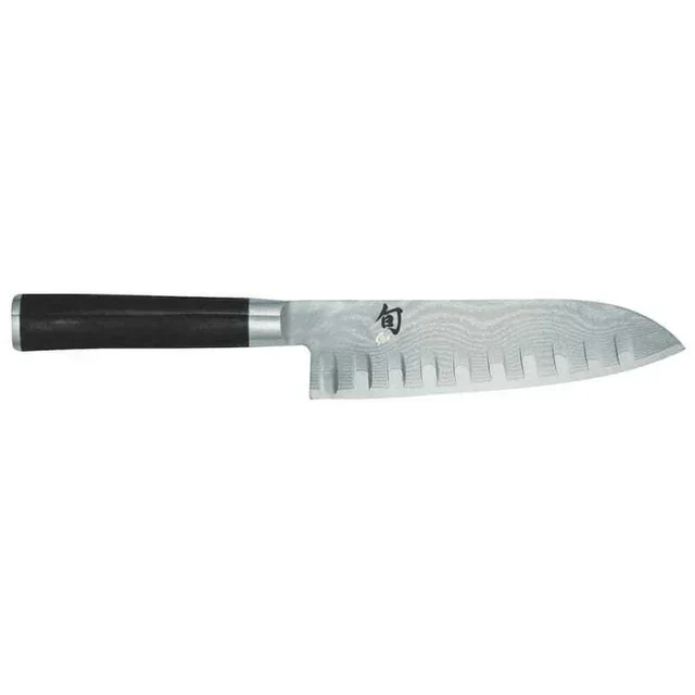 Shun Santoku Knife 18 cm Hollow Edge Damascus