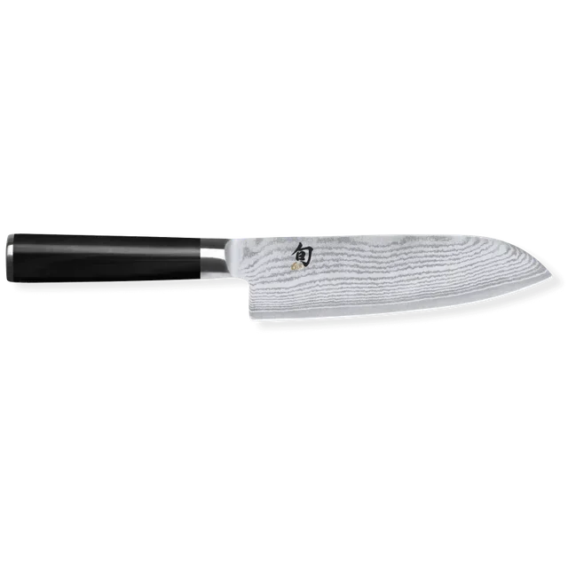 Shun Damascus Santoku Knife for Right-Handed Users 18 cm Japanese Damascus Steel Blade