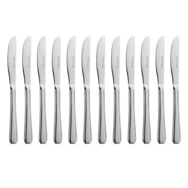 Set of 12 Monaco Table Knives in Stainless Steel