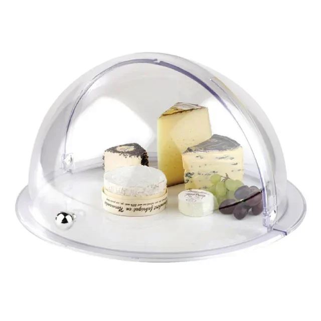 Tampa com Tampa Basculante para Prato de Serviço Pure Diâmetro 38 cm