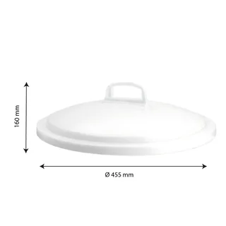 Lid for 50 Liter Storage Container - White Color