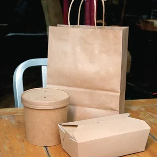 Kraftpapier-Deckel für Suppenbecher - Durchmesser 100 mm - Packung 500 Stück