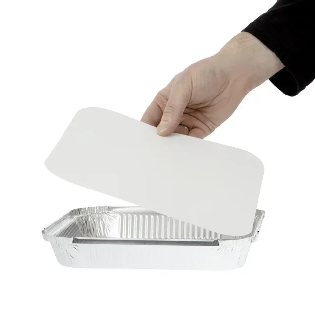 Coperchi in Cartone per Vaschette Alluminio - Confezione 200 pezzi