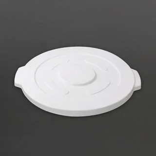 Round Container Lid 38 Litres - White