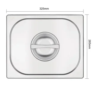 Stainless Steel Gastronorm GN 1/2 Lid