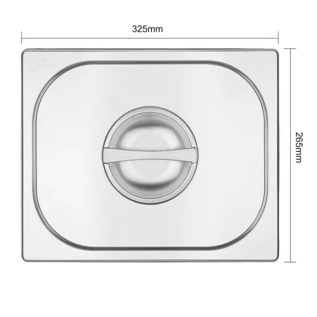 Stainless Steel Gastronorm GN 1/2 Lid