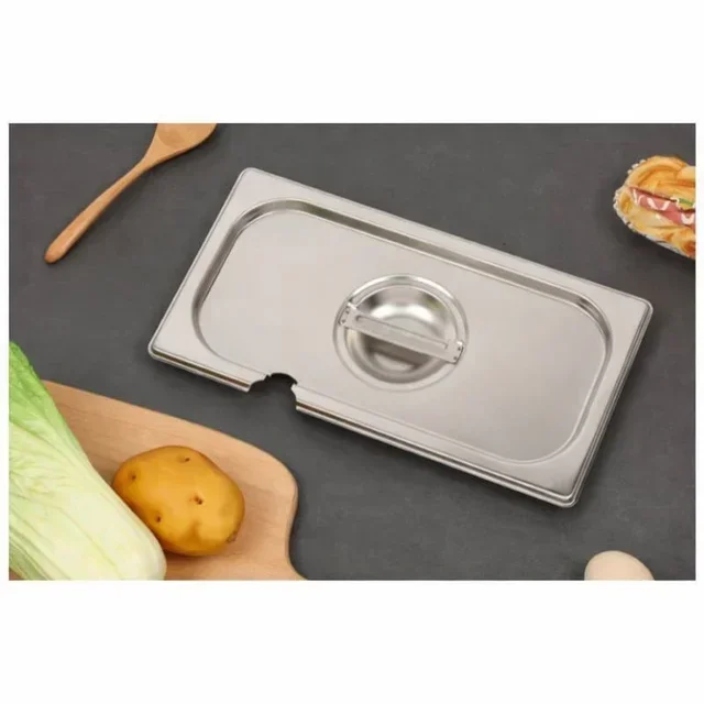GN 1/3 Gastronorm Lid with Notch for GN Container