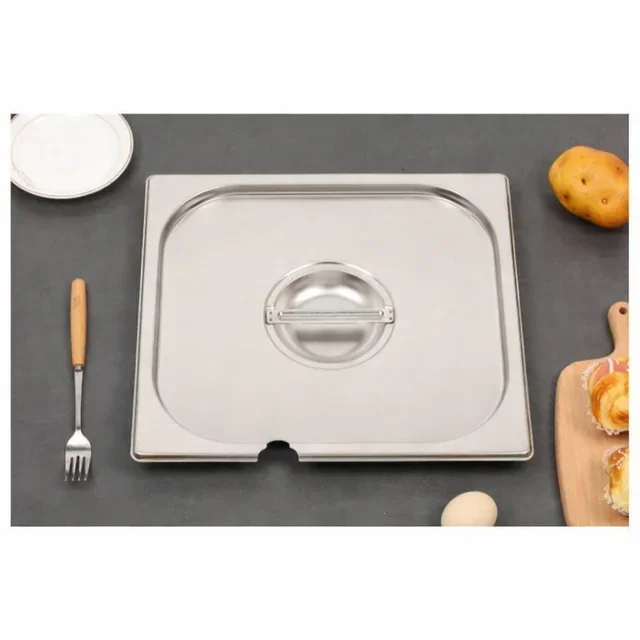 Tampa Gastronorm 2/3 com Entalhe para Recipiente GN - Polipropileno