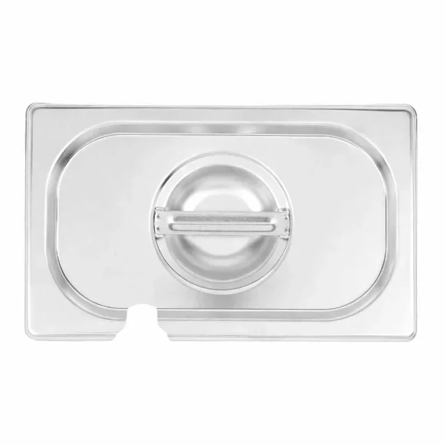 Gastronorm GN 1/4 Lid with Notch for Tray
