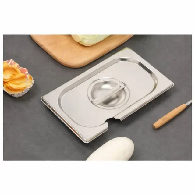 Gastronorm GN 1/4 Lid with Notch for Tray