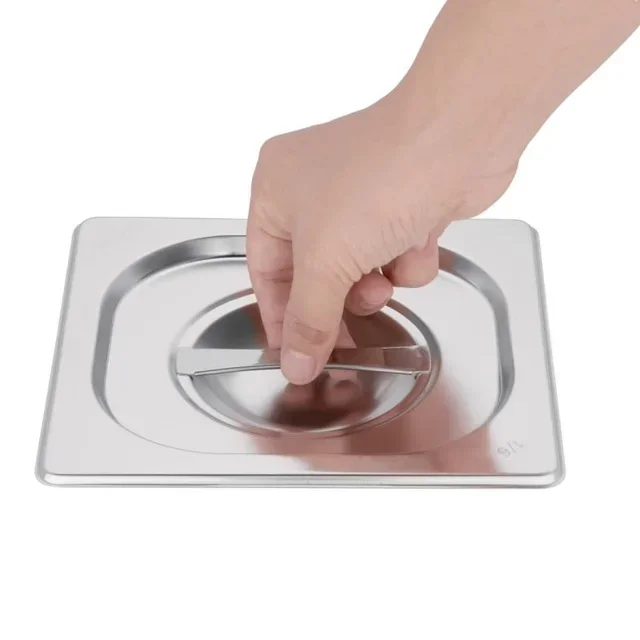 Gastronorm 1/6 Stainless Steel Protective Lid