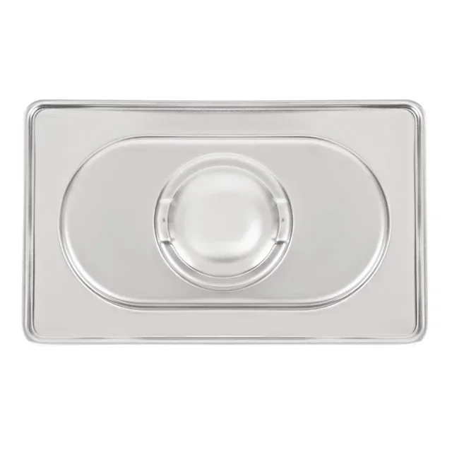 Coperchio Gastronorm Acciaio Inox GN 1/9 - Chiusura Ermetica