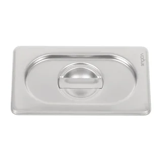 Coperchio Gastronorm Acciaio Inox GN 1/9 - Chiusura Ermetica
