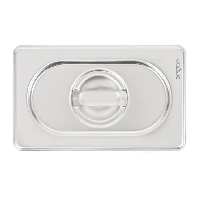 Coperchio Gastronorm Acciaio Inox GN 1/9 - Chiusura Ermetica