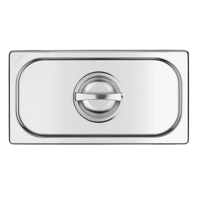 Tampa Gastronorm GN 1/3 em Aço Inoxidável