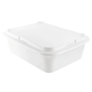 Protective Lid for 20 Liter Dough Divider Rounder Bowl - White
