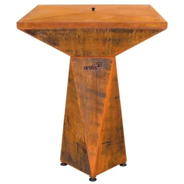 BBQ G1 BASIC Protective Cover - Corten Steel Finish