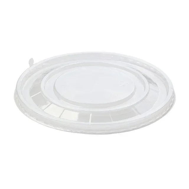 Couvercle Transparent PET pour Saladier Kraft 1300ml - Pack de 300 unités