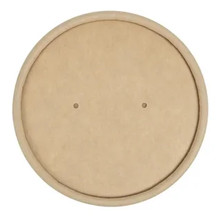 Couvercles Micro-Ondables pour Bols À Soupe Kraft 225ml et 350ml - Lot de 500 - Recyclables