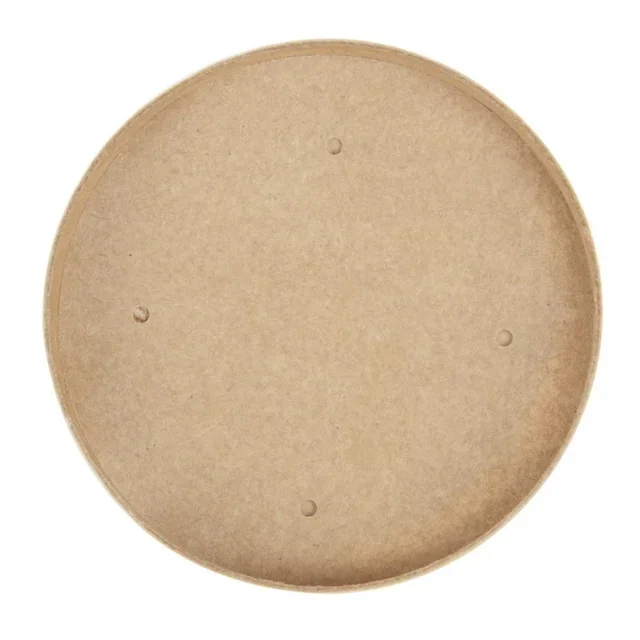 Couvercles Micro-Ondables pour Bols À Soupe Kraft 225ml et 350ml - Lot de 500 - Recyclables